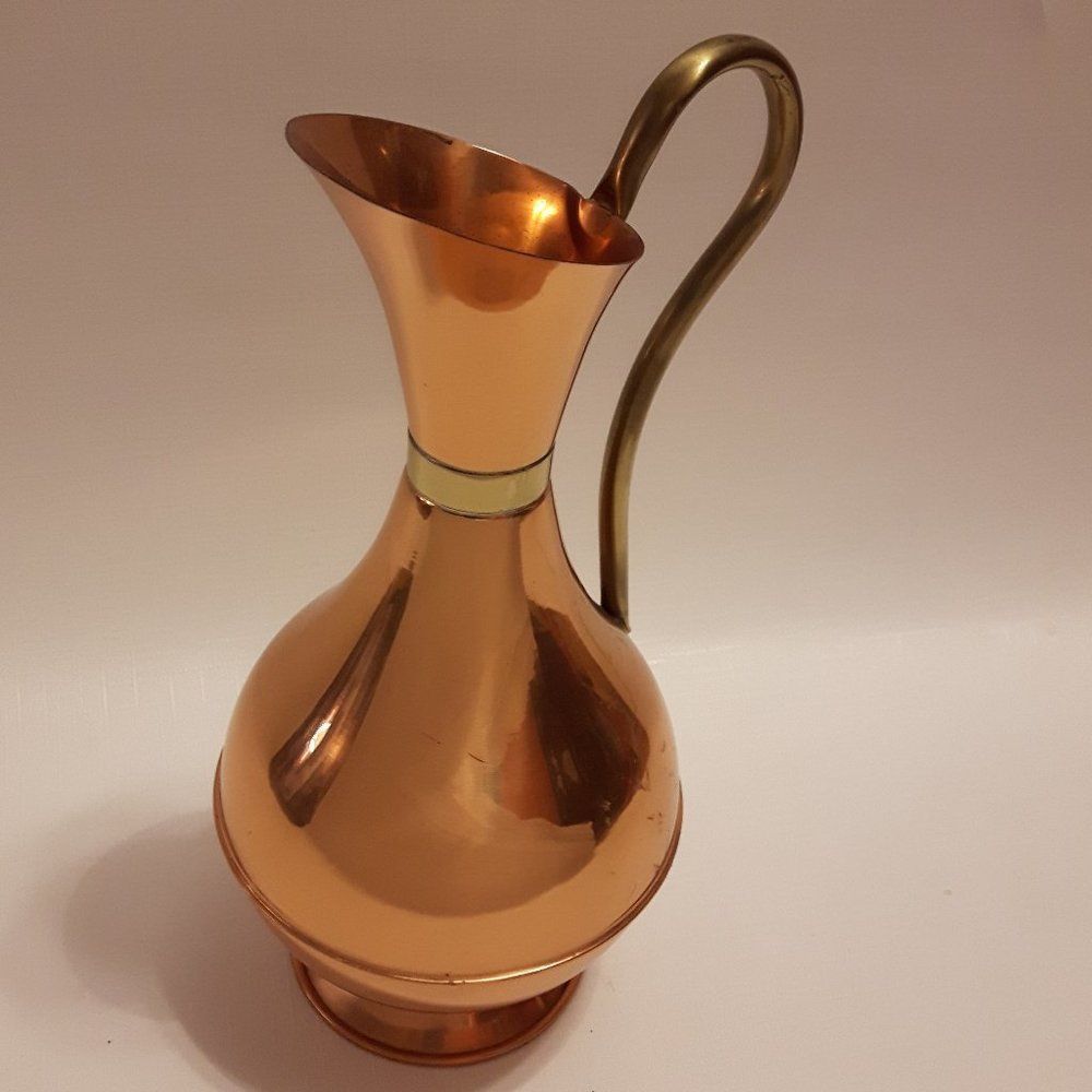 Vintage Copral Copper Pitcher Made in Portugal